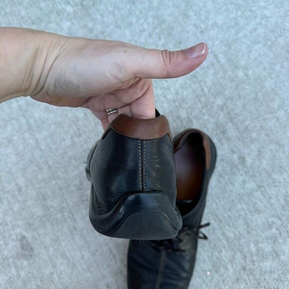 Cole Haan Zeno Lace II Oxford‎ Shoes Men Size 10 Black Leather Split Toe Comfort main image 4